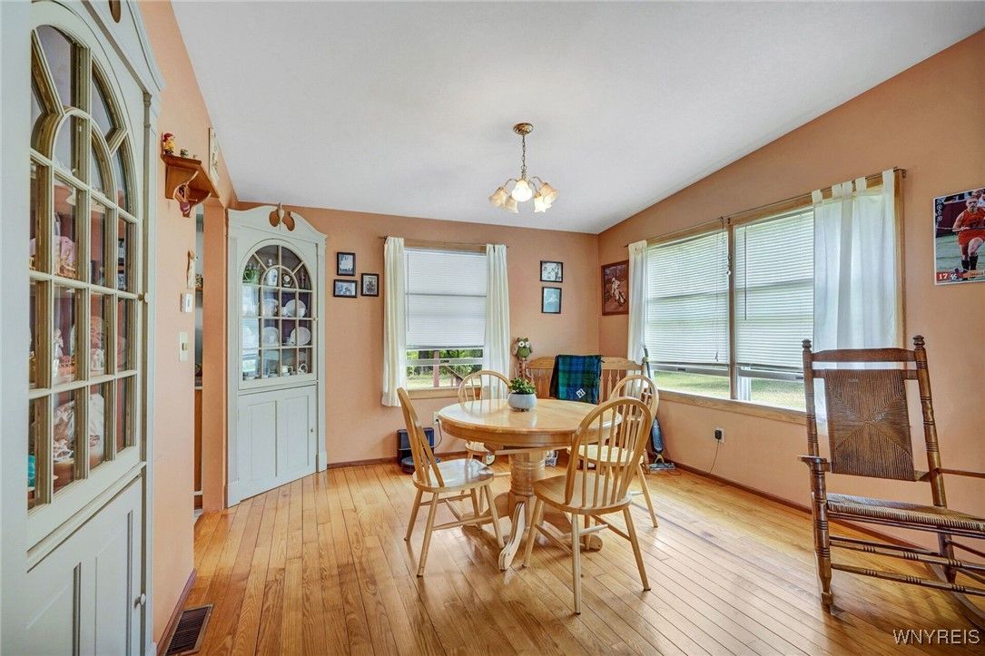 Dining room, Interior, Wood Texture Flooring