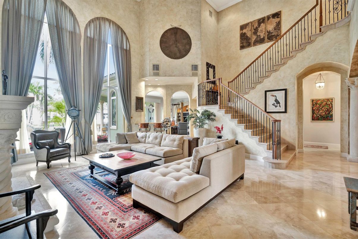 Fireplace, Interior, Living room, Recessed Lighting