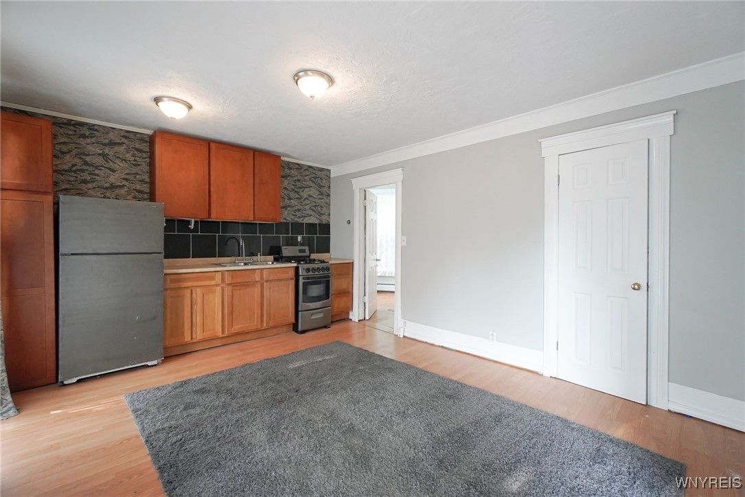Interior, Kitchen, Wood Texture Flooring