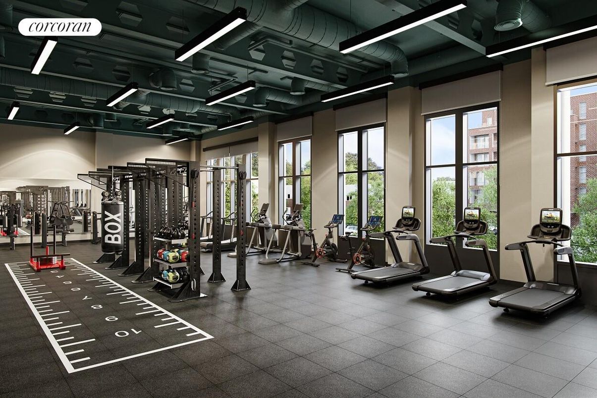 Fitness Equipment, Gym, Interior