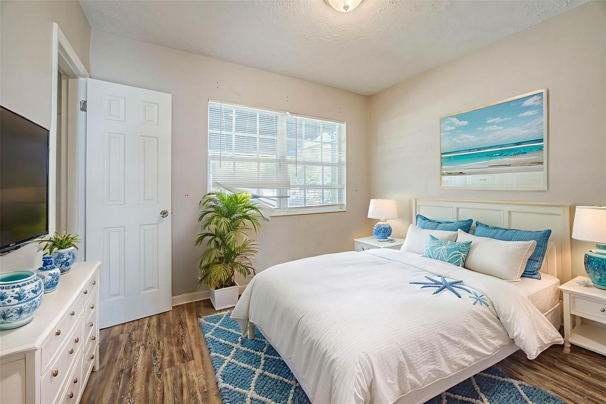 Bedroom, Interior, Wood Texture Flooring
