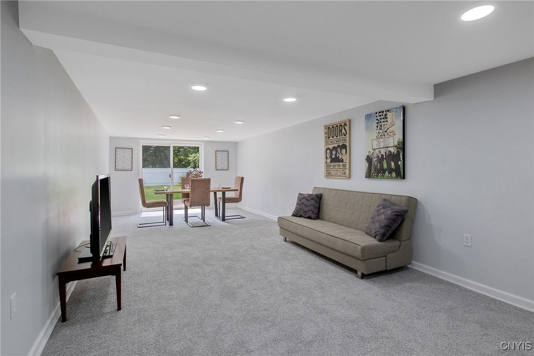 Dining room, Interior, Recessed Lighting
