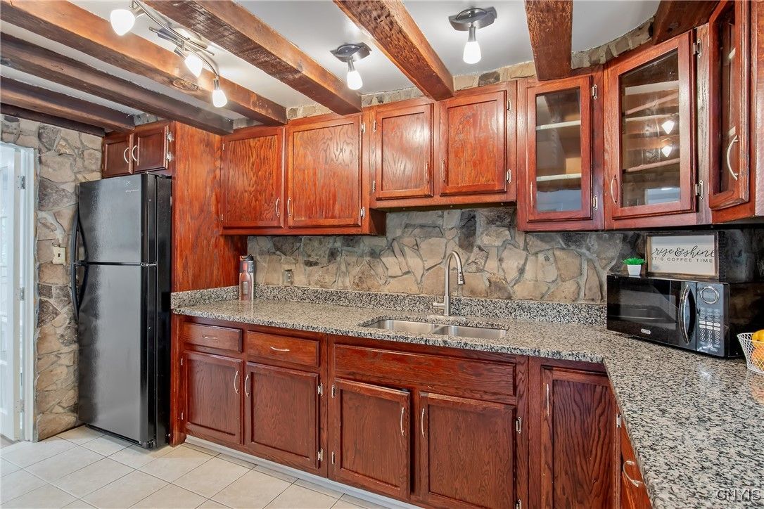 Interior, Kitchen, Stone Walls