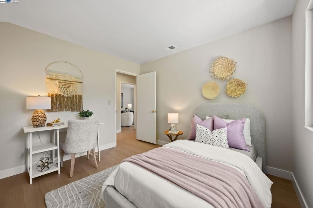 Bedroom, Interior, Wood Texture Flooring