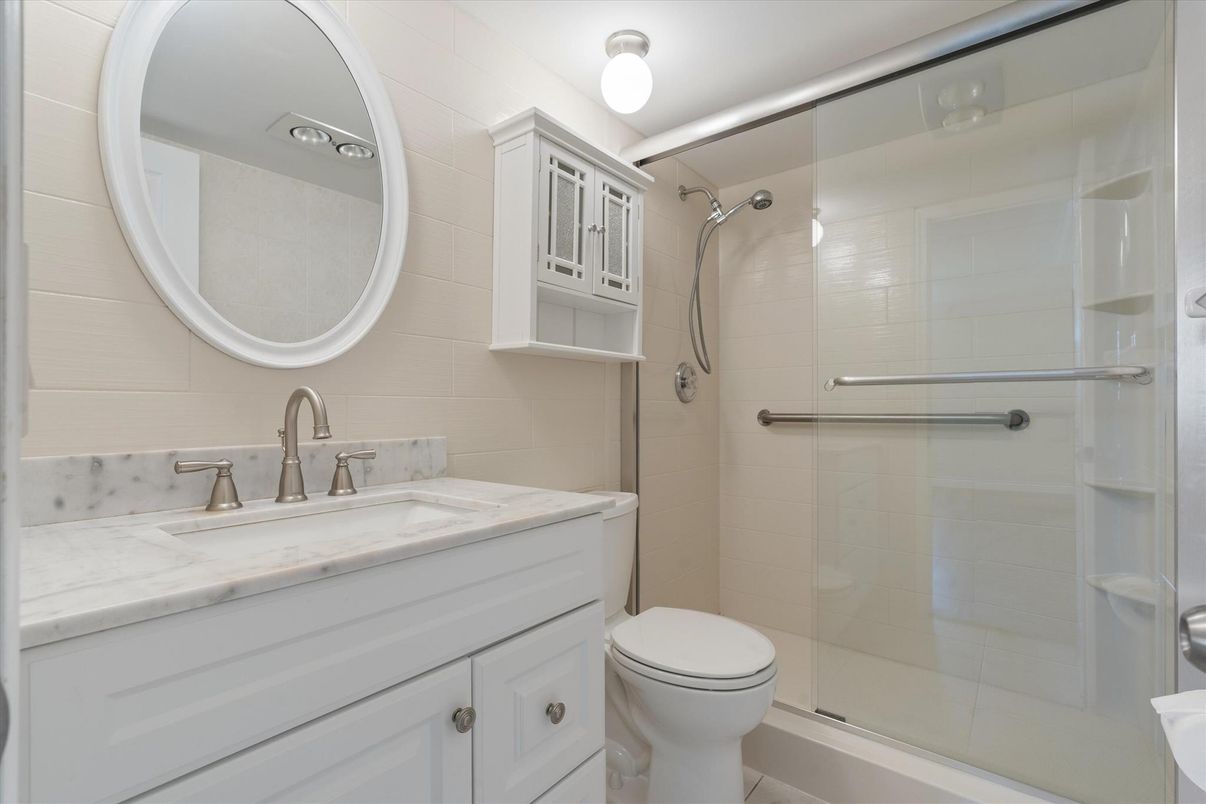 Bathroom, Glass Shower, Interior