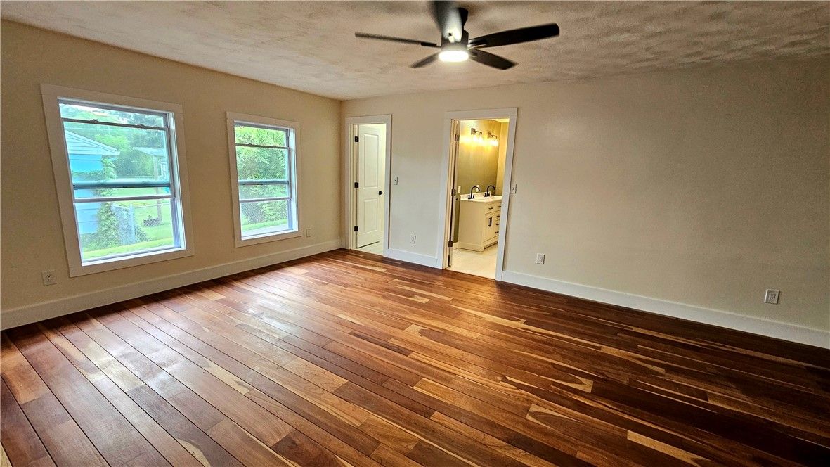 Bathroom, Empty room, Interior, Wood Texture Flooring