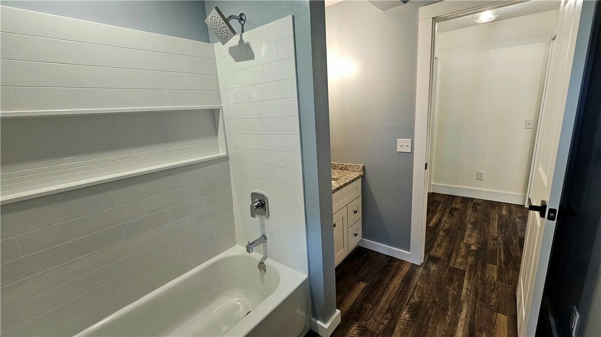 Bathroom, Interior, Wood Texture Flooring
