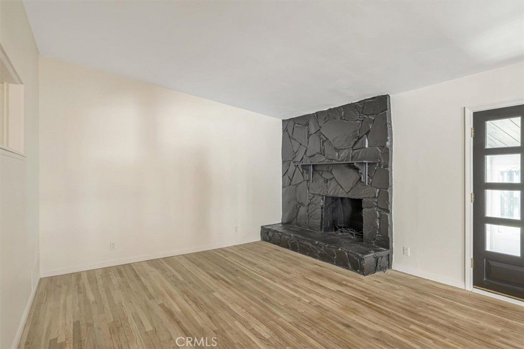 Empty room, Fireplace, Interior, Wood Texture Flooring