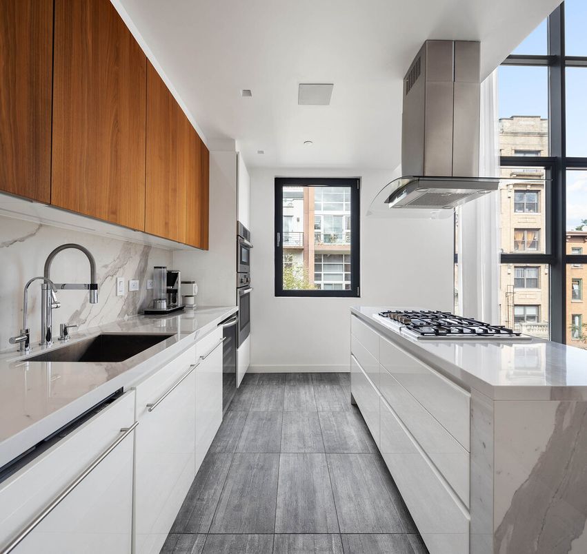 Interior, Kitchen, Recessed Lighting, Stainless Steel Appliances