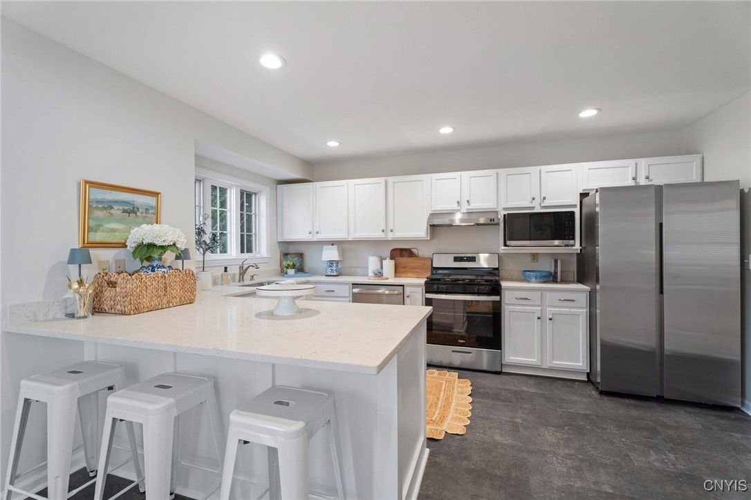 Interior, Kitchen, Recessed Lighting, Stainless Steel Appliances