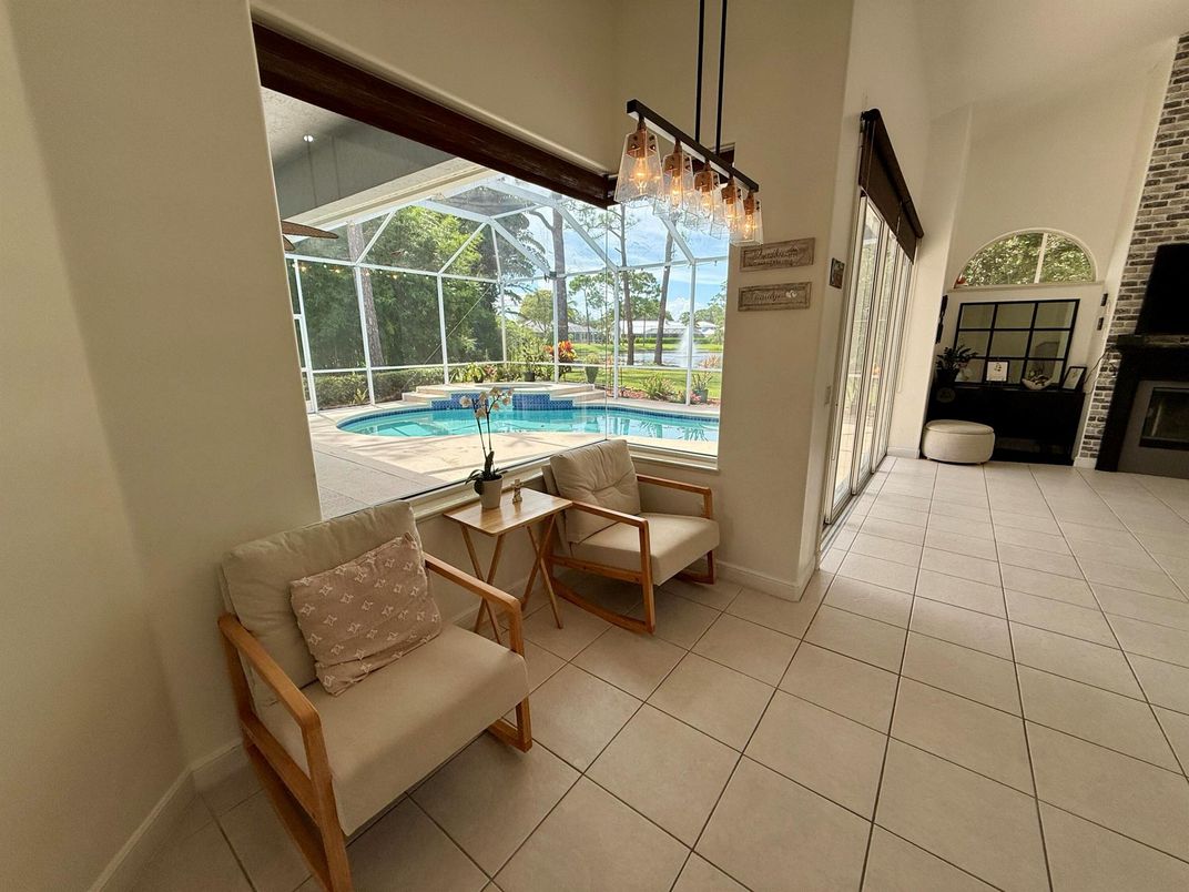 Glass Ceilings, Interior, Pendant Lights, Pool, Sun Room