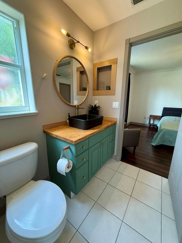 Bathroom, Interior, Wood Texture Flooring