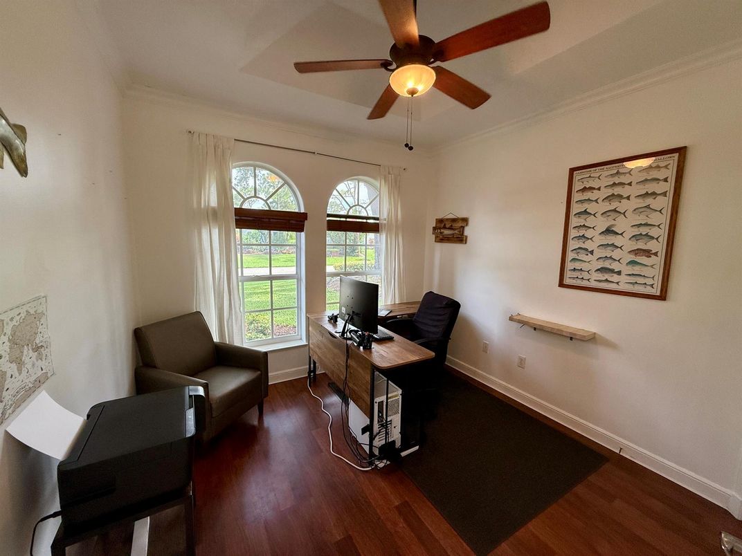 Home Office, Interior, Wood Texture Flooring