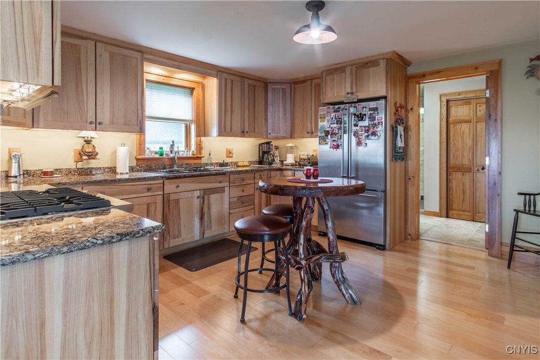 Interior, Kitchen, Wood Texture Flooring