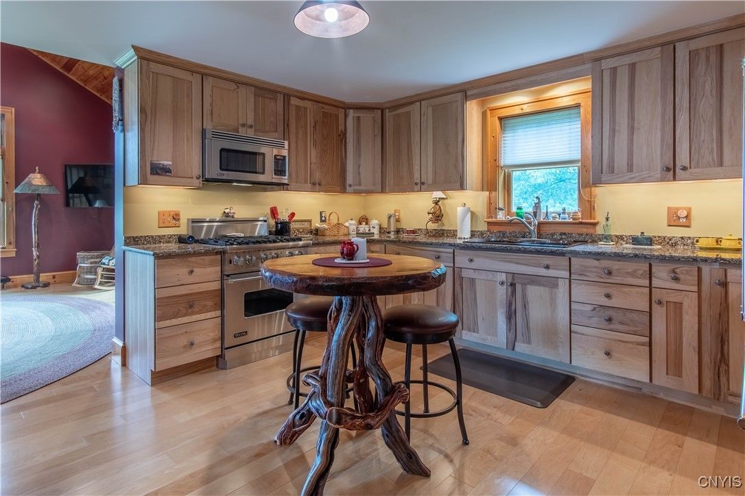Interior, Kitchen, Wood Texture Flooring
