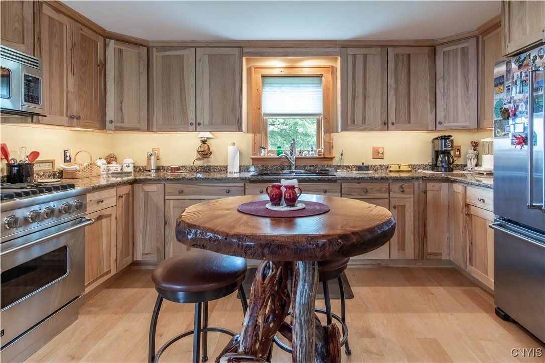 Interior, Kitchen, Wood Texture Flooring