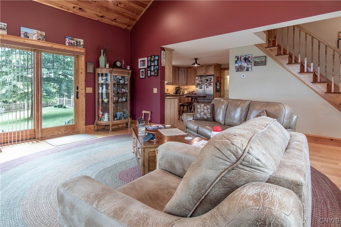Interior, Kitchen, Living room, Wooden Ceilings, Wood Texture Flooring