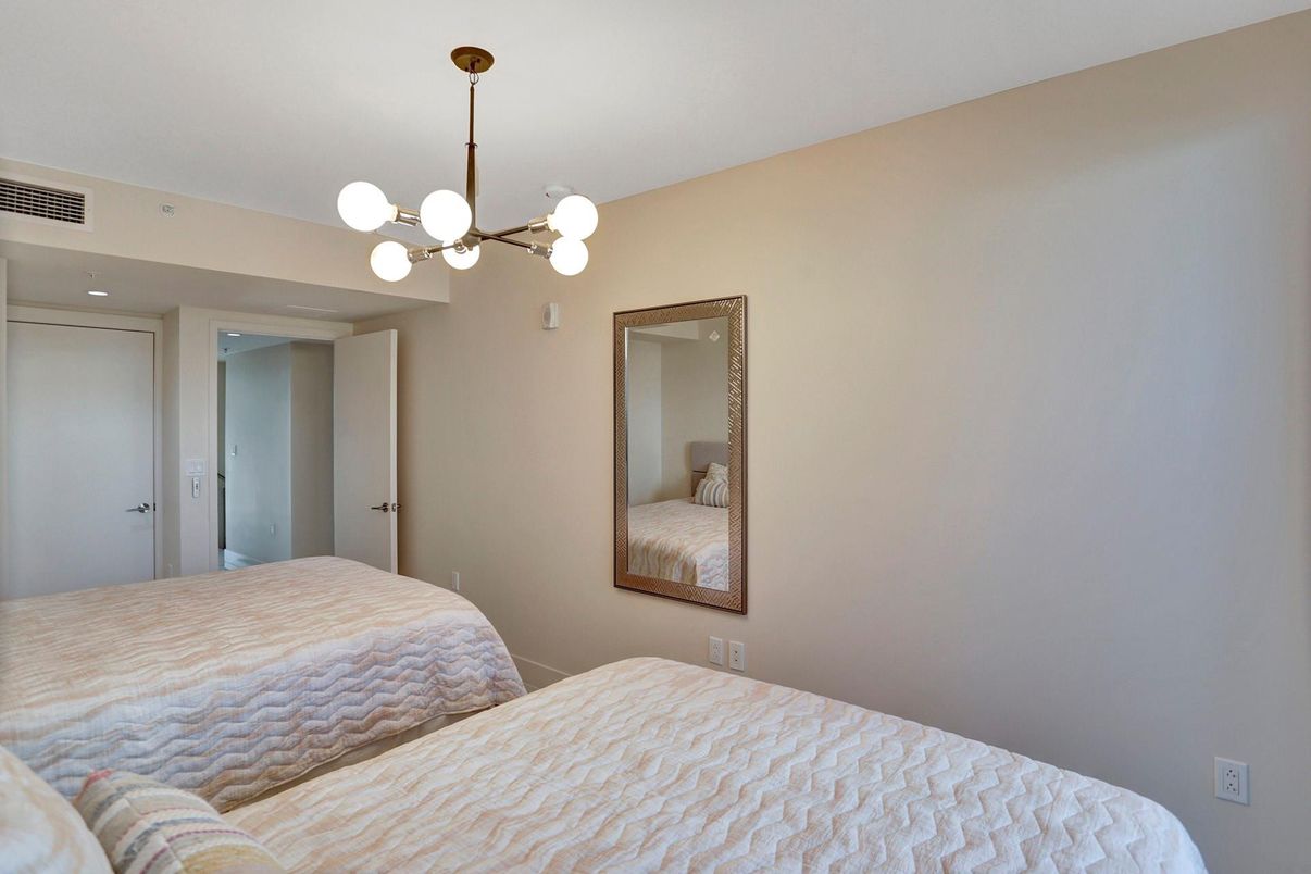 Bedroom, Interior, Pendant Lights