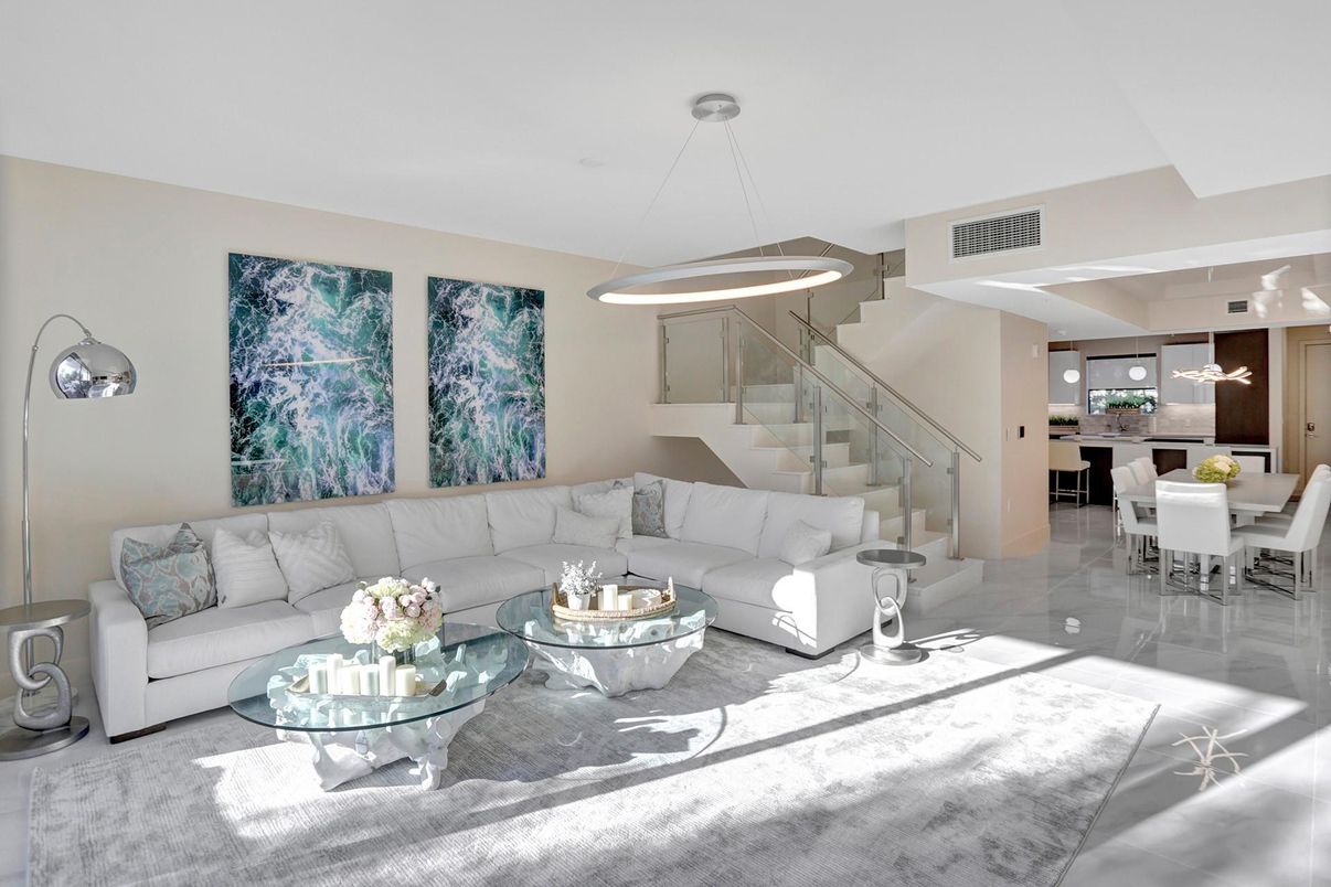 Dining room, Interior, Kitchen, Living room, Pendant Lights