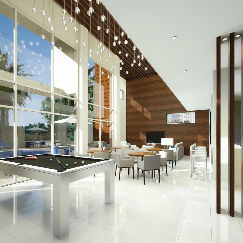 Billiard Table, Dining room, Game Room, Interior, Recessed Lighting, Wooden Walls