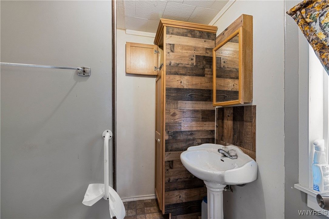 Bathroom, Interior, Wooden Walls