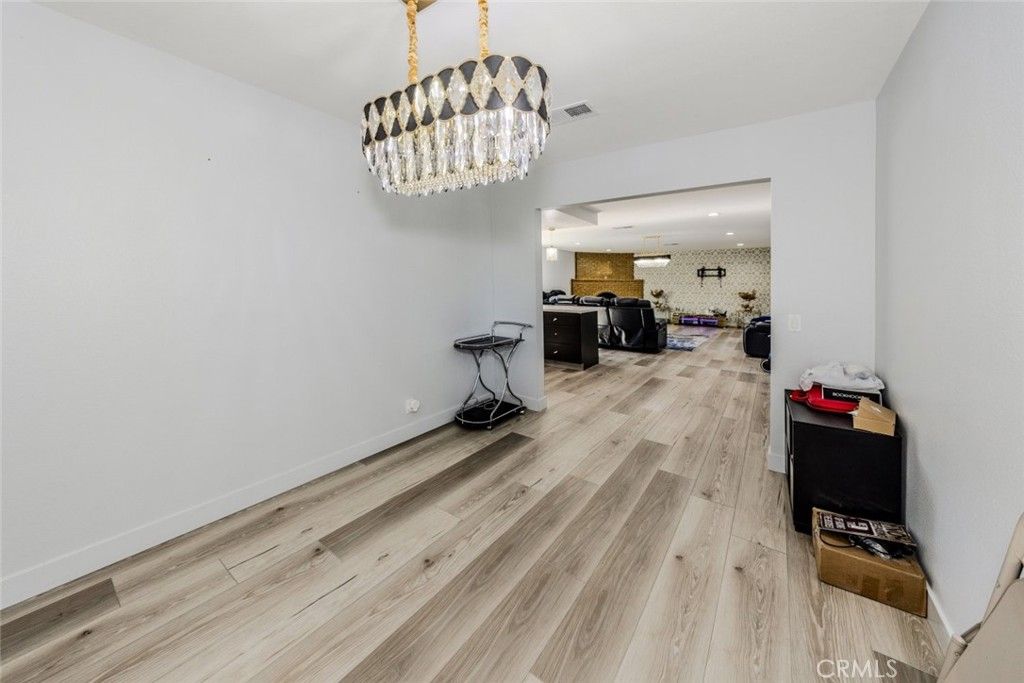 Chandelier, Interior, Recessed Lighting, Wood Texture Flooring