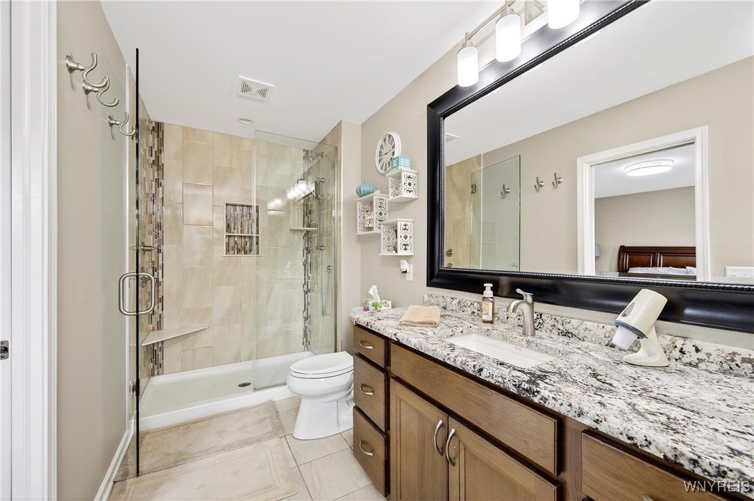 Bathroom, Glass Shower, Interior