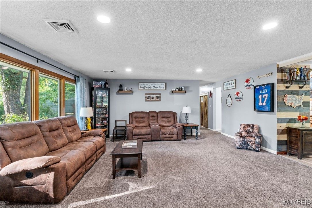 Interior, Living room, Recessed Lighting