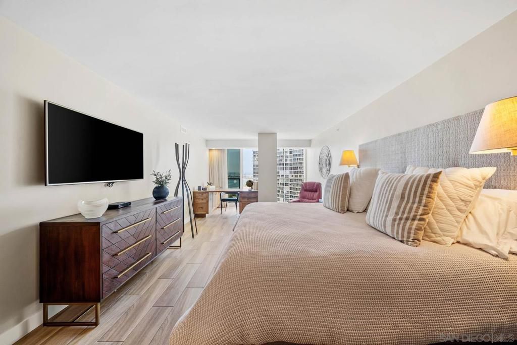Bedroom, Interior, Wood Texture Flooring