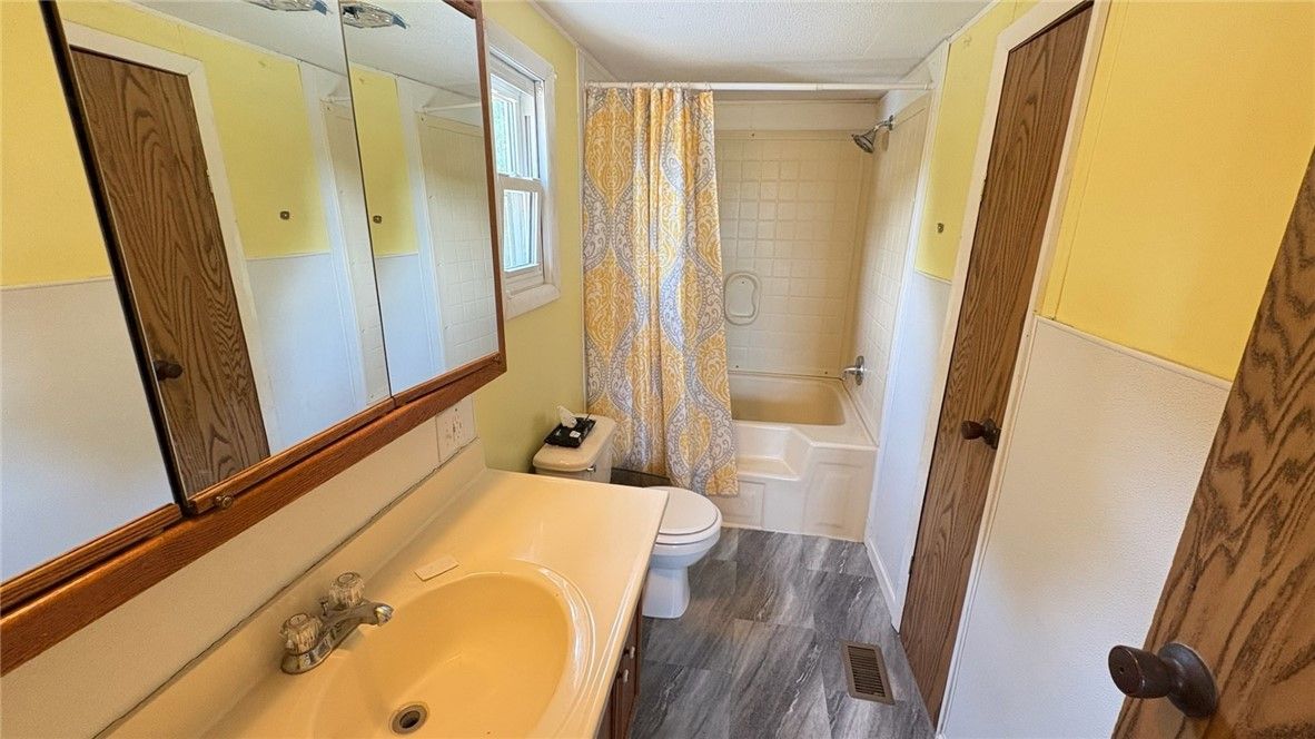 Bathroom, Interior, Wood Texture Flooring