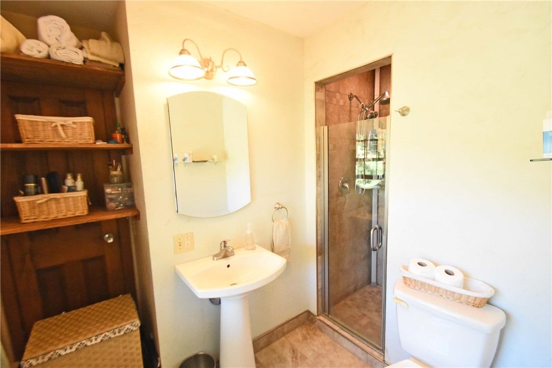 Bathroom, Glass Shower, Interior