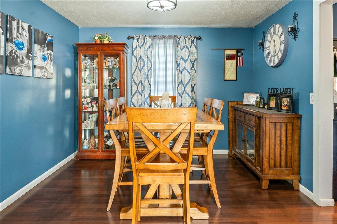 Dining room, Interior, Wood Texture Flooring