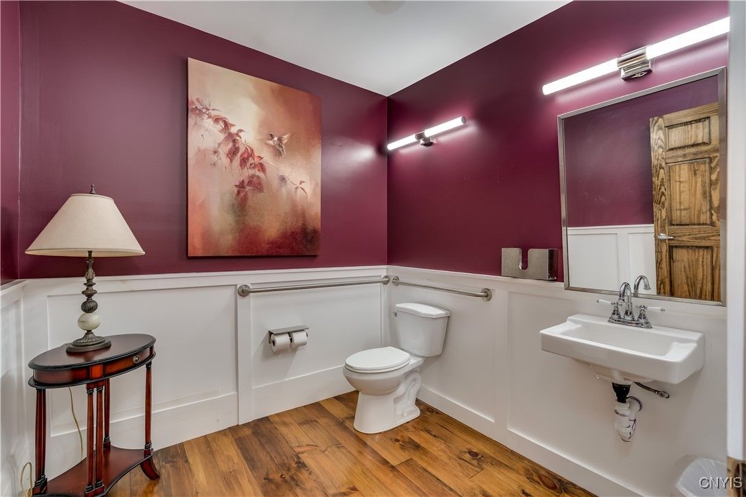 Bathroom, Interior, Wood Texture Flooring