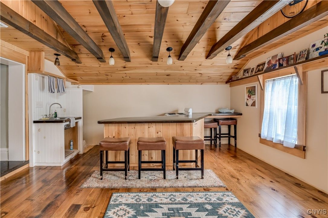 Interior, Kitchen, Wooden Beams, Wooden Ceilings, Wood Texture Flooring