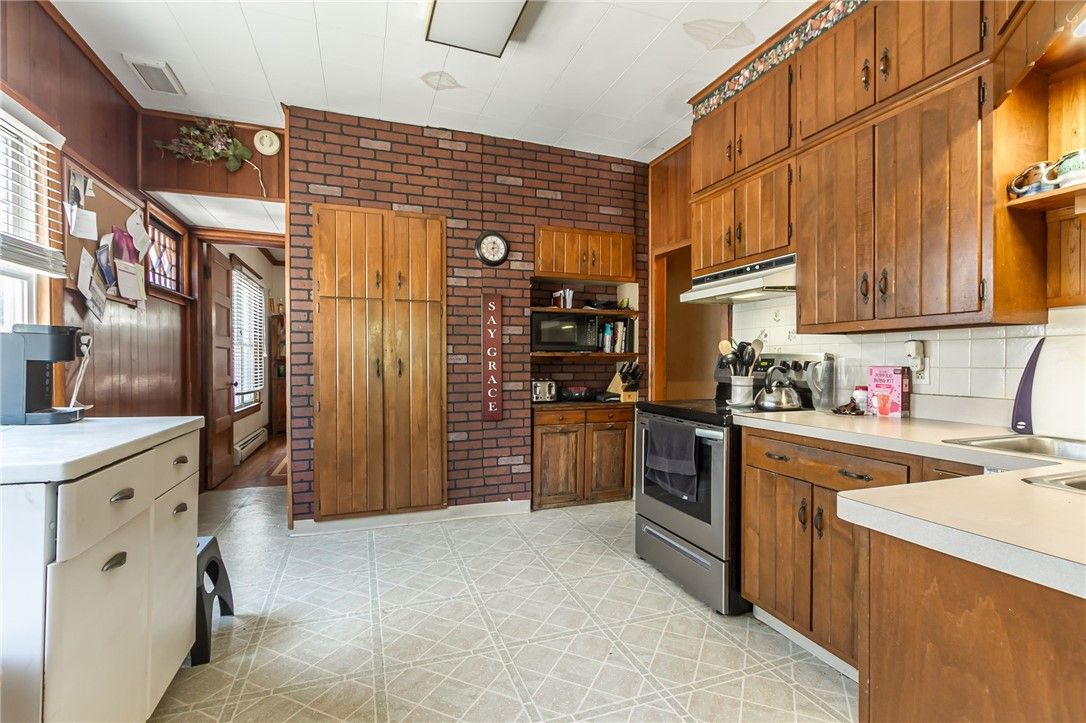 Interior, Kitchen, Stone Walls