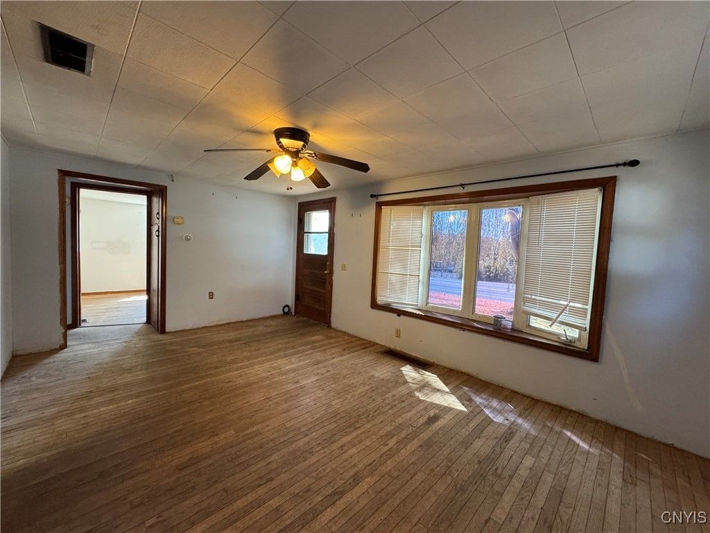 Empty room, Interior, Wood Texture Flooring