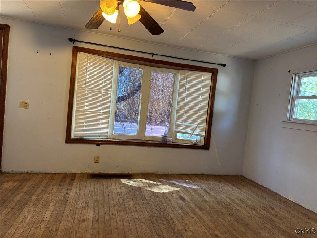 Empty room, Interior, Wood Texture Flooring
