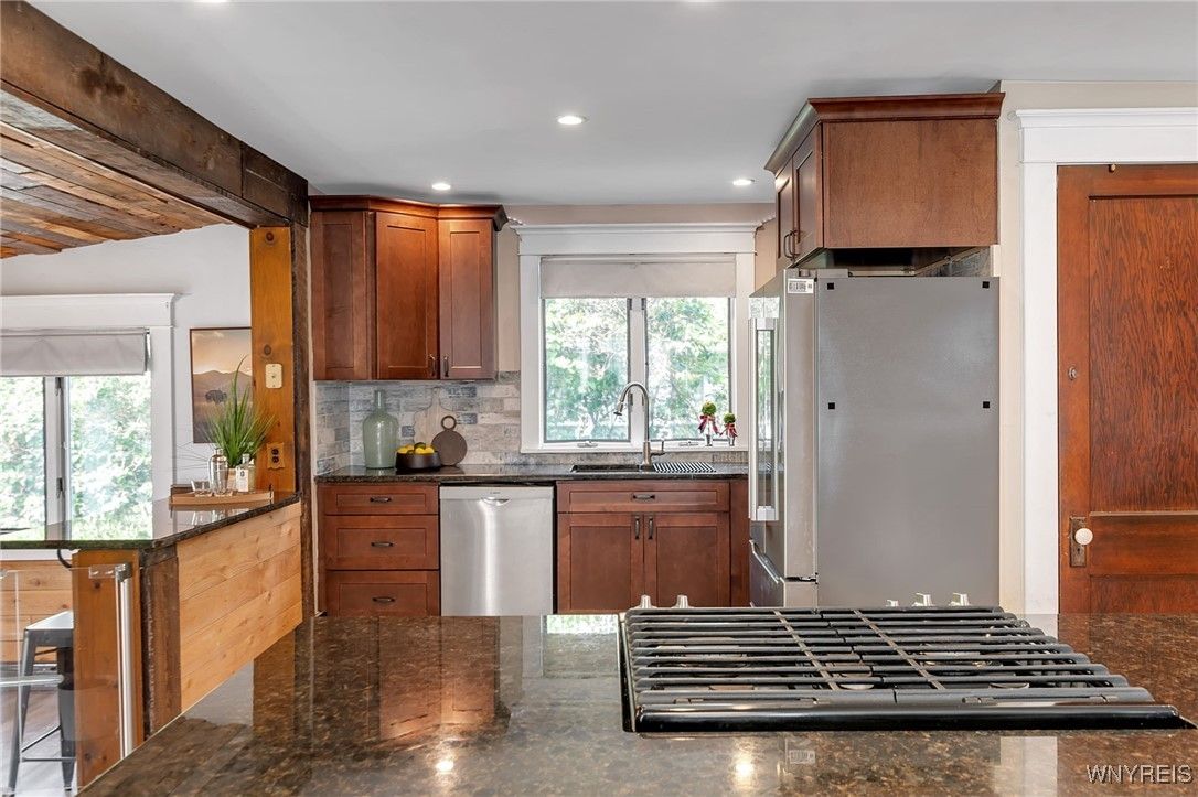 Interior, Kitchen, Recessed Lighting, Stainless Steel Appliances