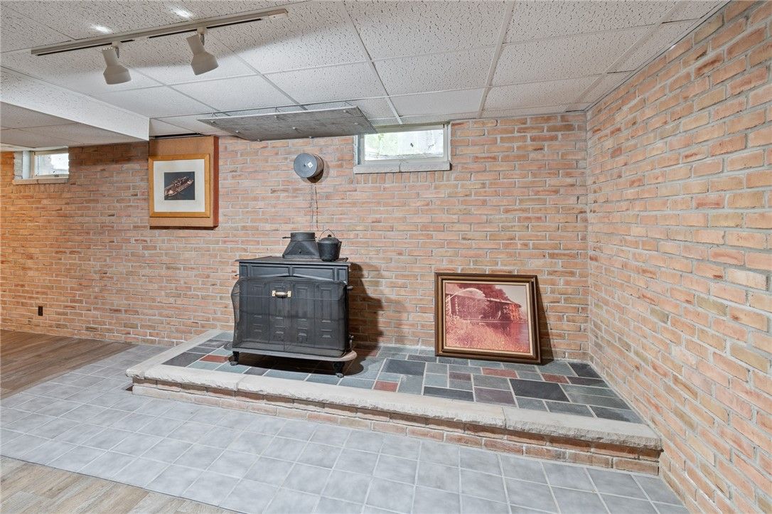 Fireplace, Interior, Stone Walls
