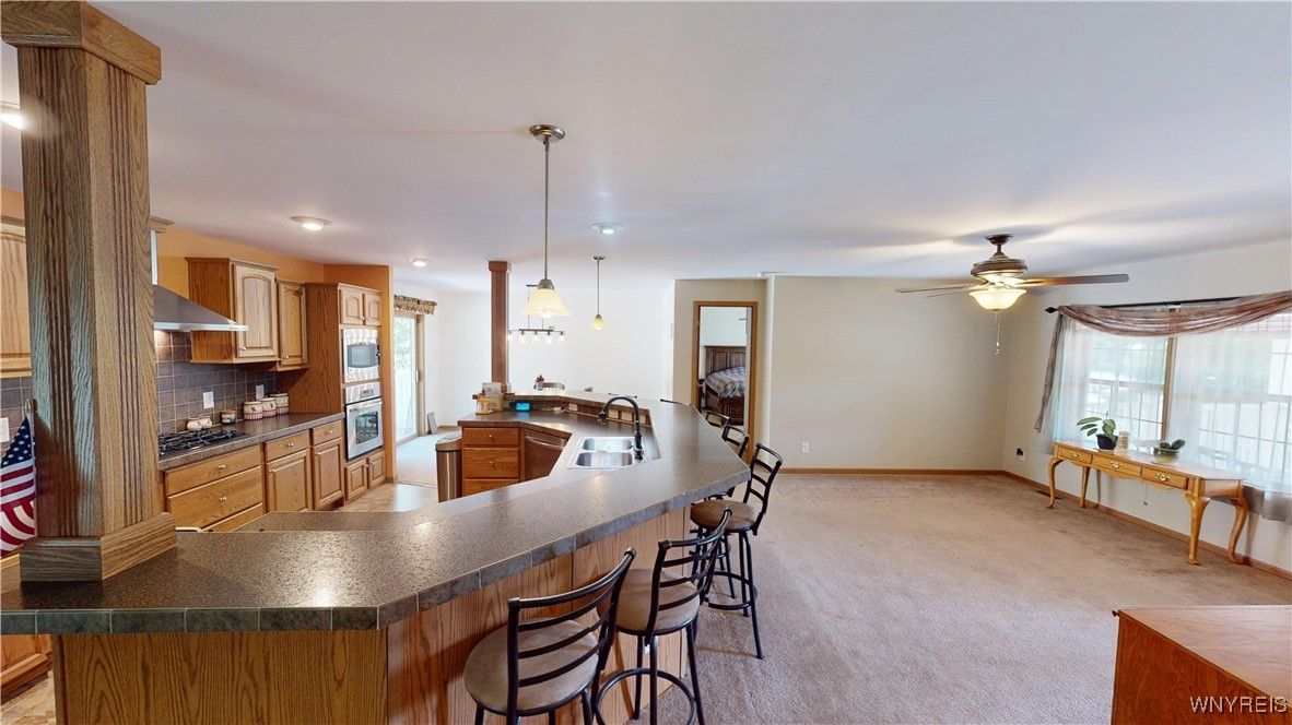 Interior, Kitchen, Pendant Lights, Recessed Lighting