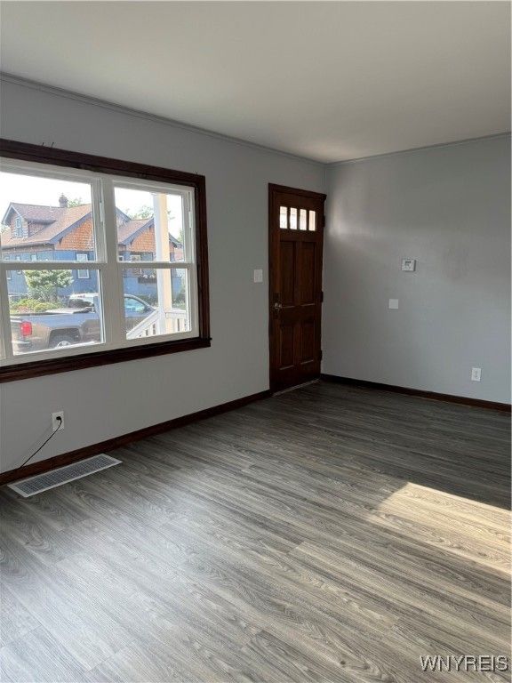Empty room, Interior, Wood Texture Flooring