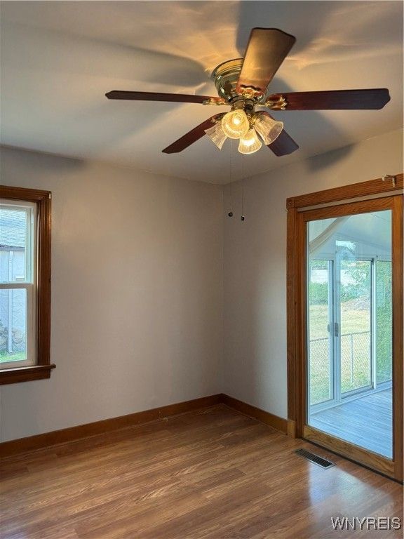 Empty room, Interior, Wood Texture Flooring
