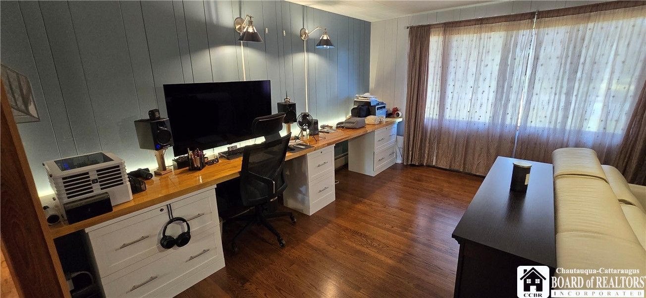 Home Office, Interior, Wood Texture Flooring