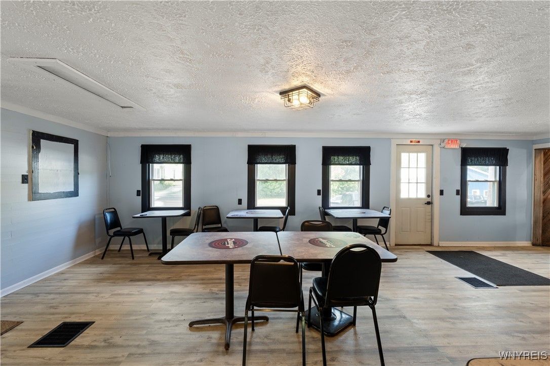 Dining room, Interior, Wood Texture Flooring