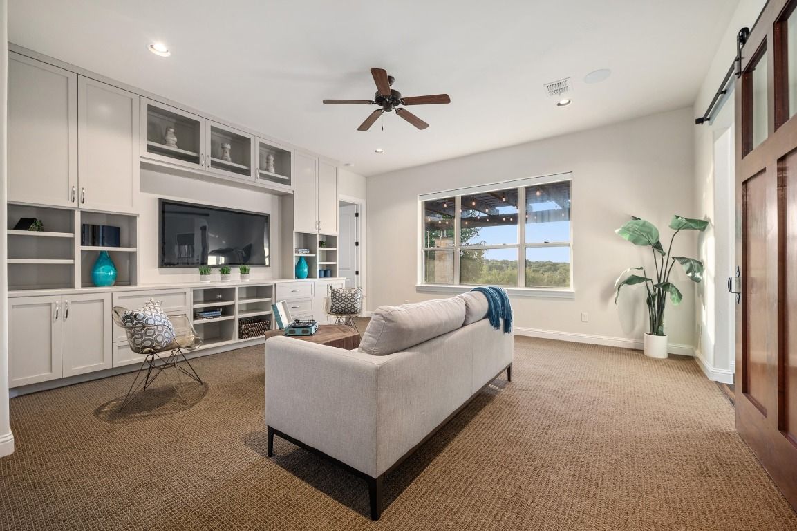 Interior, Living room, Recessed Lighting