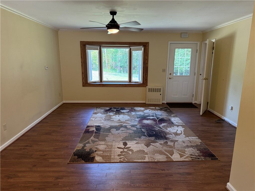 Empty room, Interior, Wood Texture Flooring
