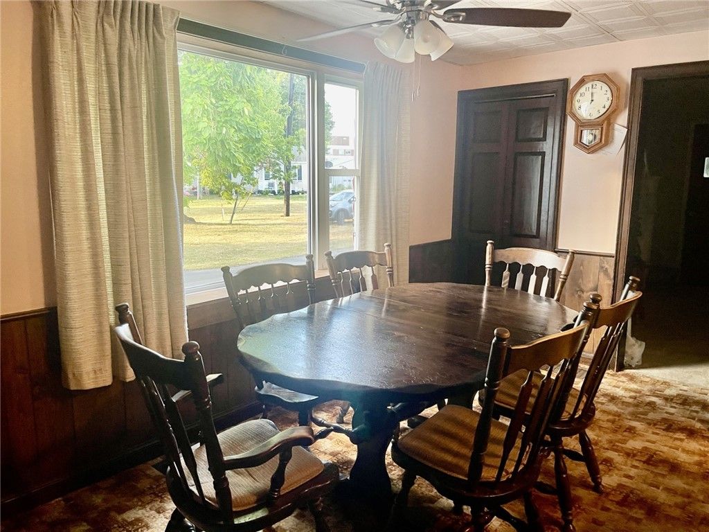 Dining room, Interior, Wood Texture Flooring