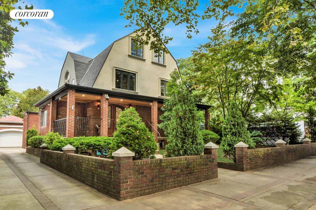 Exterior, Facade, Brick Facade, Tudor Revival