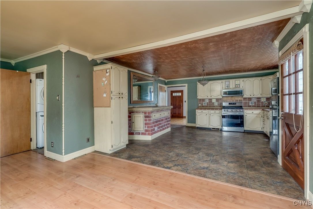 Interior, Kitchen, Wood Texture Flooring