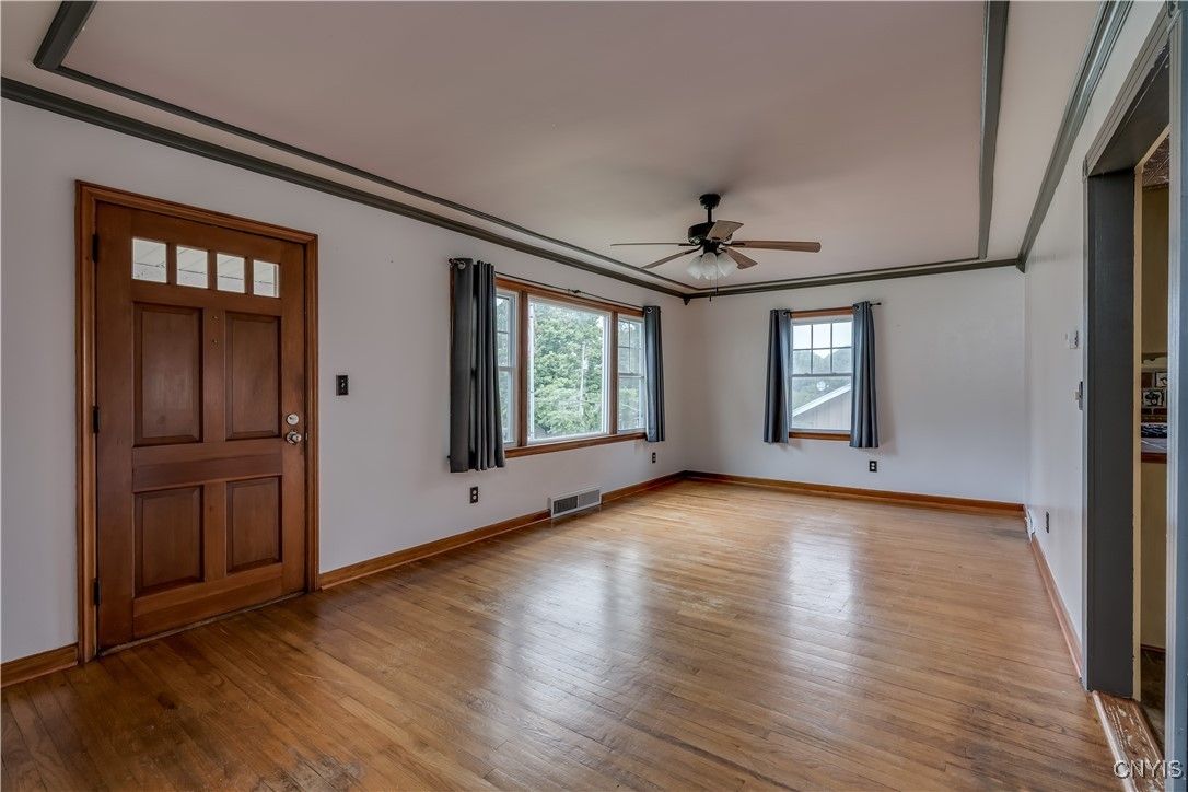 Empty room, Interior, Wood Texture Flooring